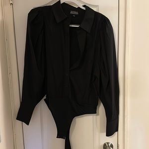 Danielle Bernstein button down bodysuit